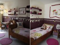 Dormitorio infantil de paredes animadas